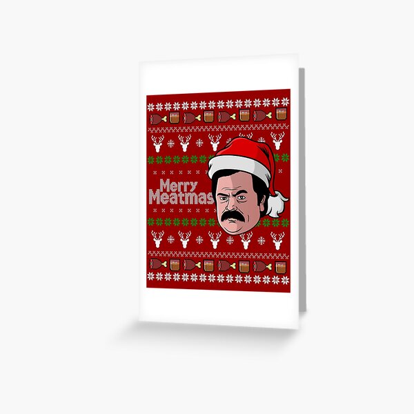 Its the Swanson Meatmas spectacular Greeting Card