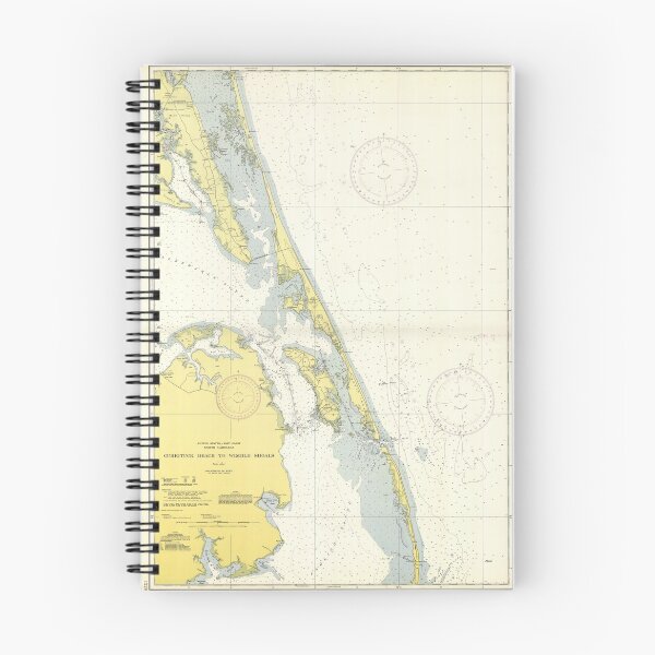 Item preview, Vintage Map of The Outer Banks (1942) designed and sold by BravuraMedia.