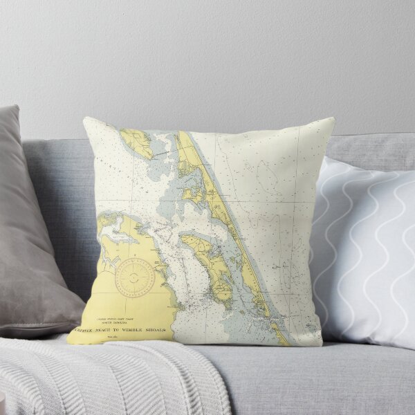 Item preview, Vintage Map of The Outer Banks (1942) designed and sold by BravuraMedia.