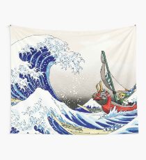 Legend of Zelda Great Wave Windwaker Wall Tapestry