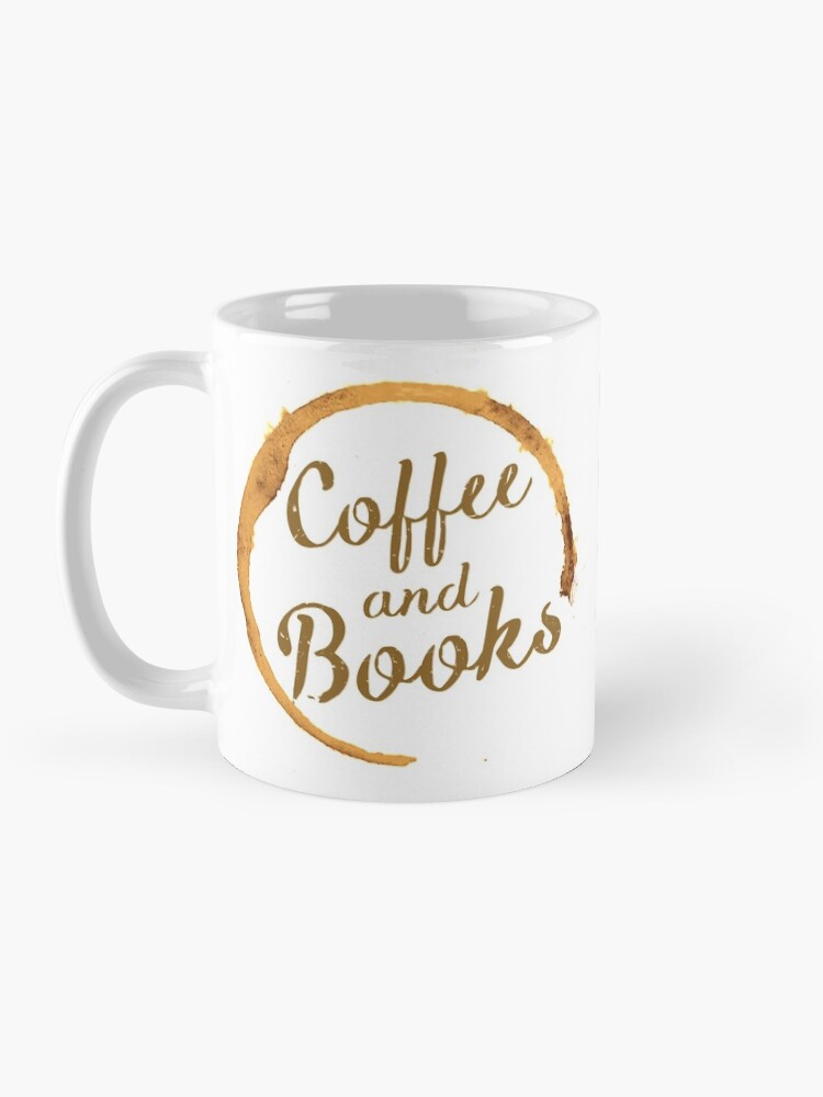 Thumbnail 3 of 6, Coffee Mug, Coffee and Books designed and sold by buttermybooks.