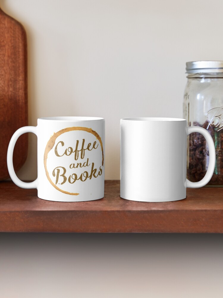 Thumbnail 2 of 6, Coffee Mug, Coffee and Books designed and sold by buttermybooks.