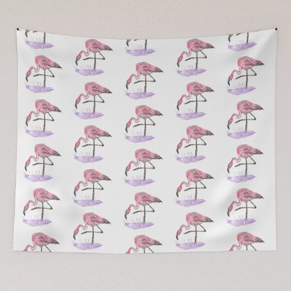 Item preview, Flamingo Watercolour designed and sold by J3ssv1olet.