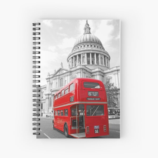 Timeless London Spiral Notebook