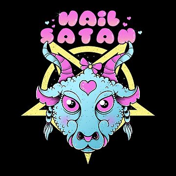 Artwork thumbnail, Hail Satan, Cute Satanic by GODZILLARGE