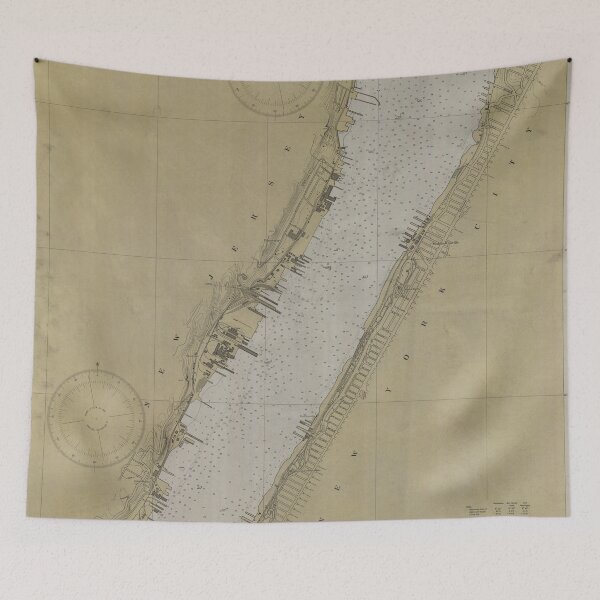 Item preview, Vintage Map of The Hudson River (1930) designed and sold by BravuraMedia.