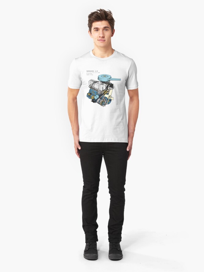 Alternate view of Nissan L4 Assembled Slim Fit T-Shirt