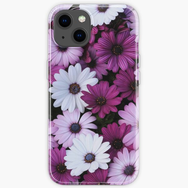 Purple Flowers iPhone Soft Case