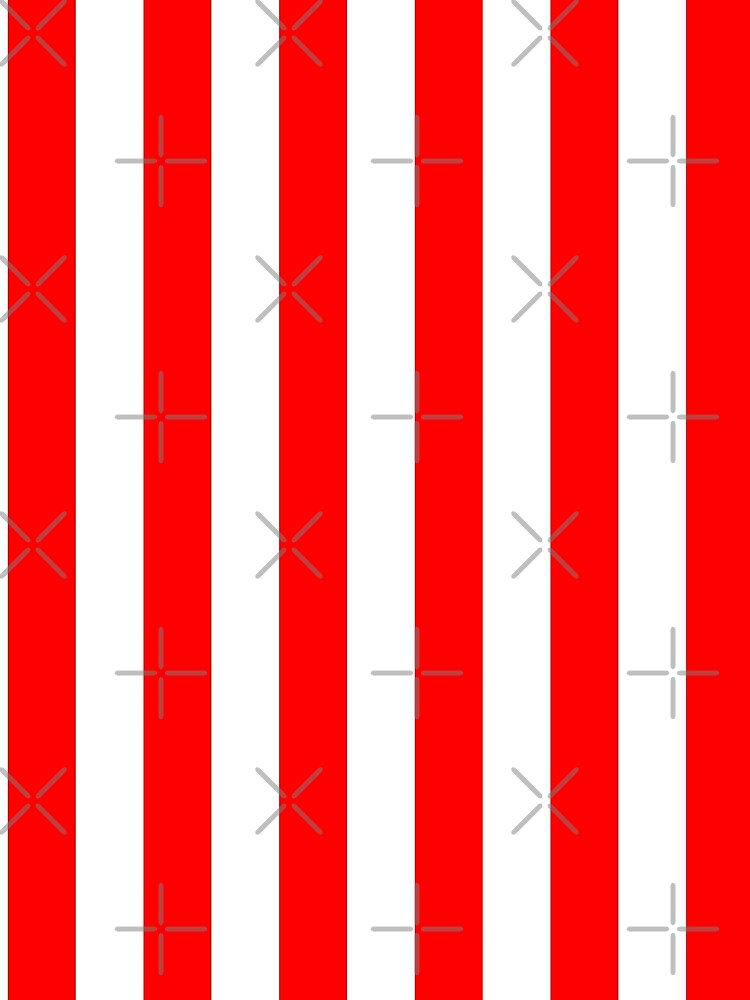 Camiseta gráfica for Sale con la obra «Rayas verticales rojas y blancas» de  starrylite