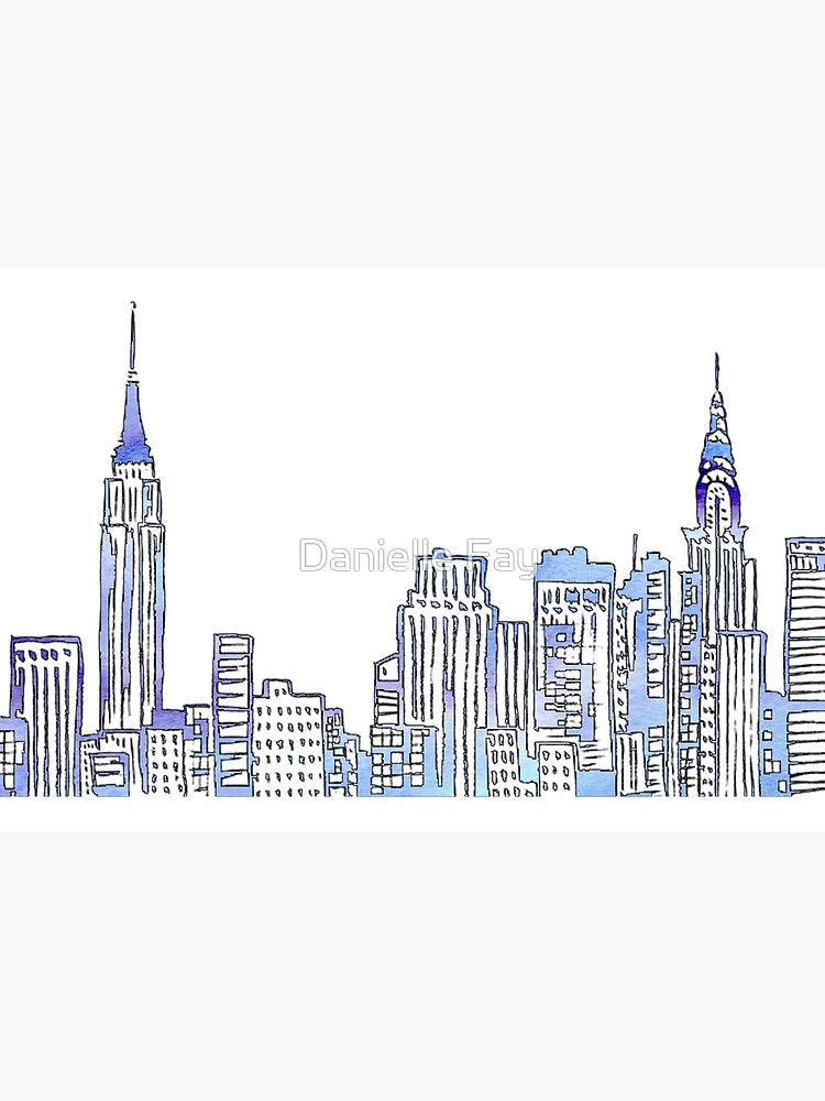 NYC Skyline by doodlesbydani