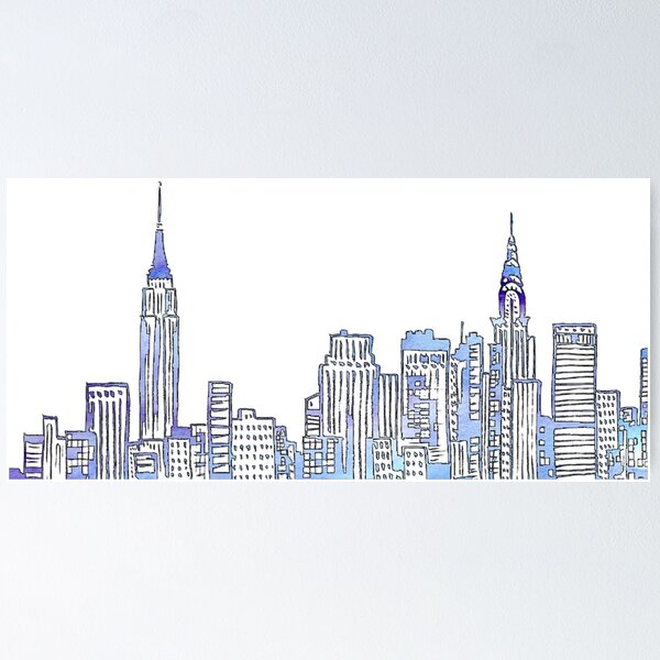 Item preview, NYC Skyline designed and sold by Danielle Fay.