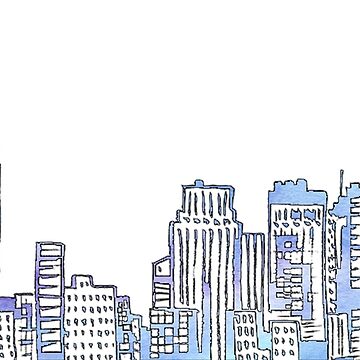 Artwork thumbnail, NYC Skyline by Danielle Fay