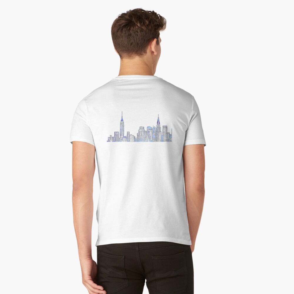 Item preview, V-Neck T-Shirt designed and sold by doodlesbydani.