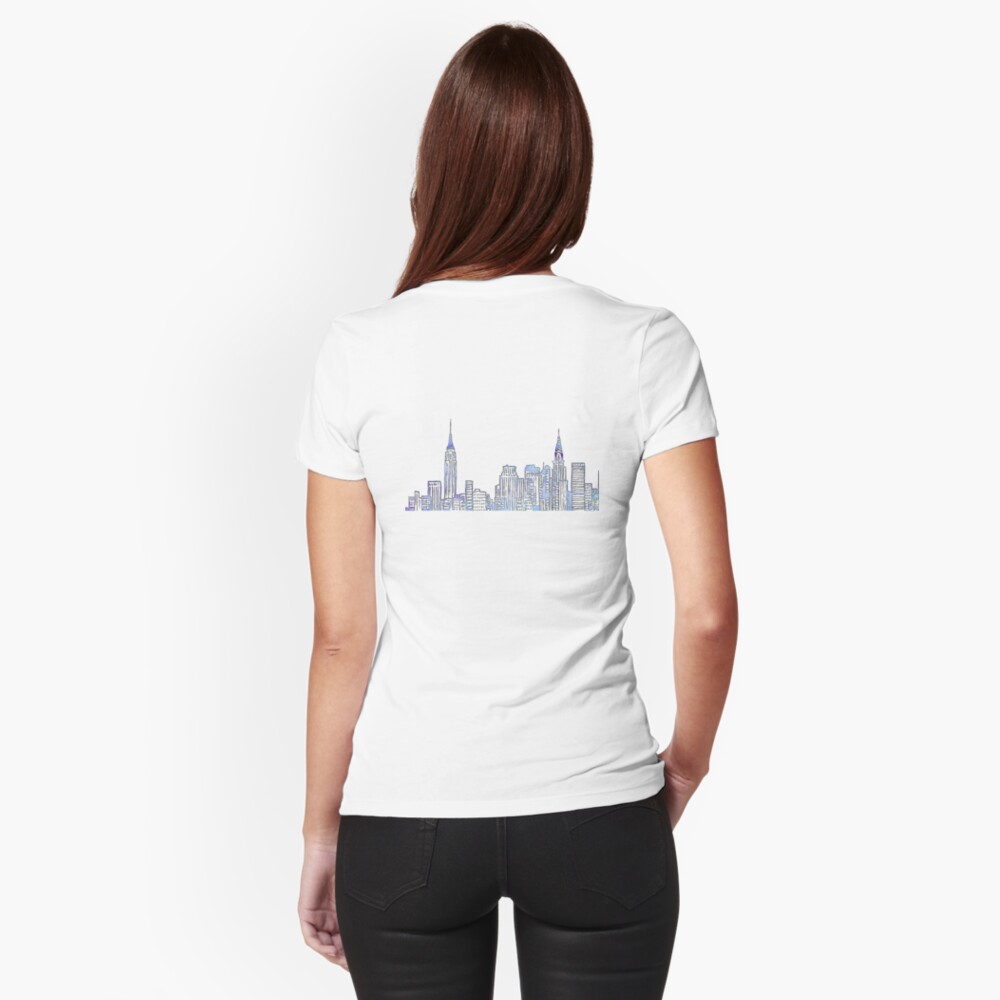 Item preview, Fitted T-Shirt designed and sold by doodlesbydani.