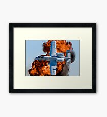 The Hog Attacks Framed Print