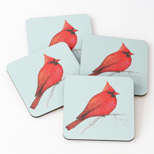 Item preview, Northern cardinal pen drawing designed and sold by Bwiselizzy.