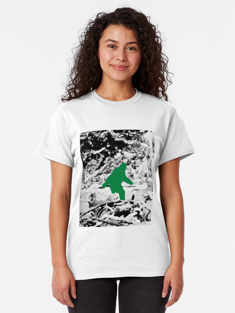 Alternate view of Bigfoot (Green) Classic T-Shirt