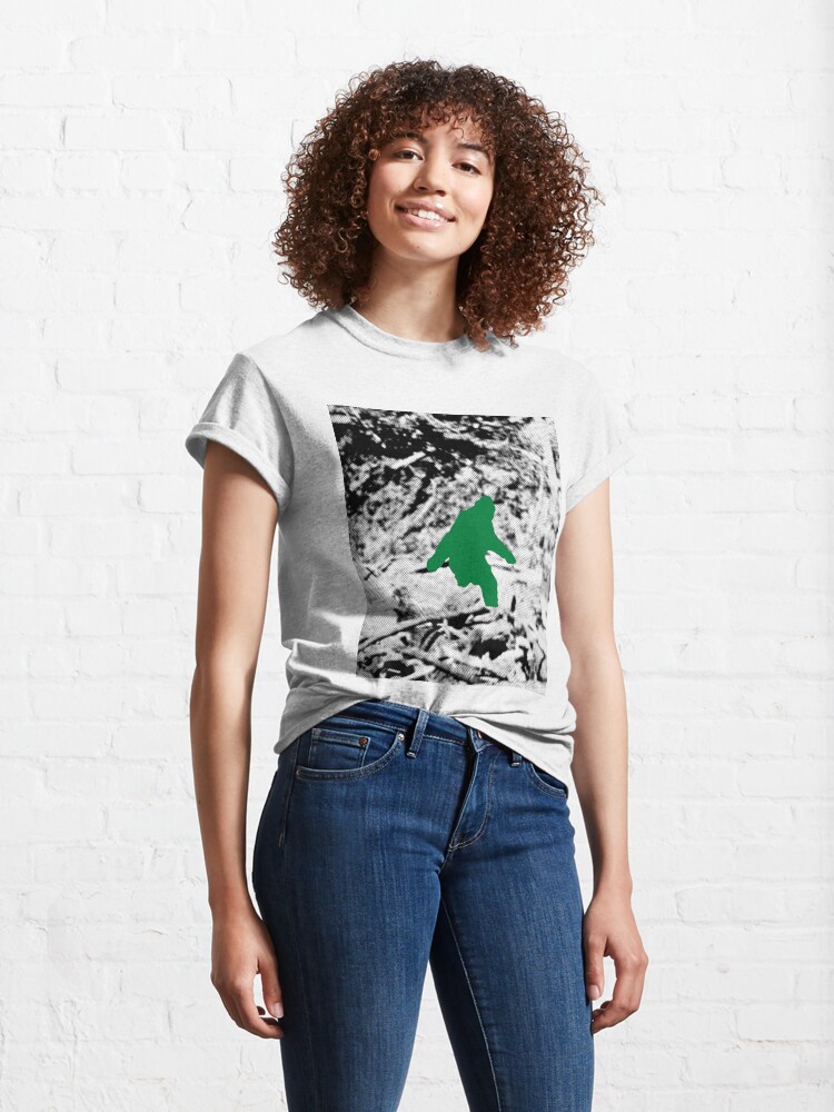 Alternate view of Bigfoot (Green) Classic T-Shirt