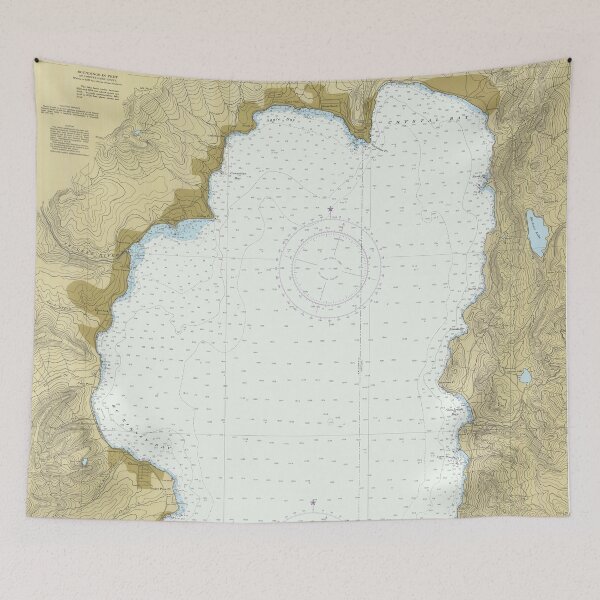 Item preview, Map of Lake Tahoe (1987) designed and sold by BravuraMedia.