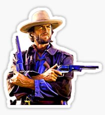 Clint Eastwood Art Sticker