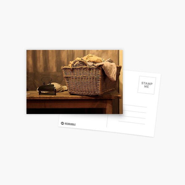Old style Laundry Postcard