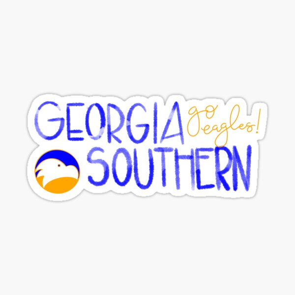 "Georgia Southern" Sticker for Sale by Alex-simonton | Redbubble
