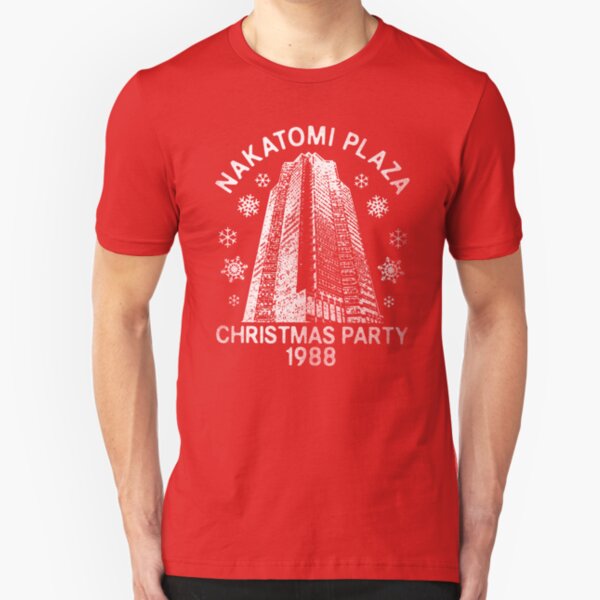 Nakatomi Weihnachten Slim Fit T-Shirt