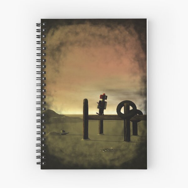 Artikelvorschau, Little Red Robot on Boat Dock entworfen und verkauft von mdkgraphics.
