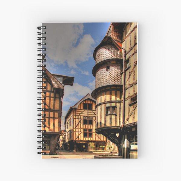 Medieval City, Troyes, France Spiral Notebook