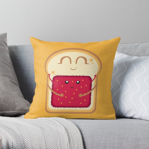Hug the Strawberry Throw Pillow