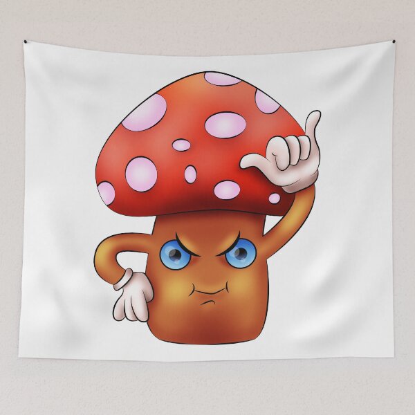 Item preview, Cute angry mushroom designed and sold by Melcu.