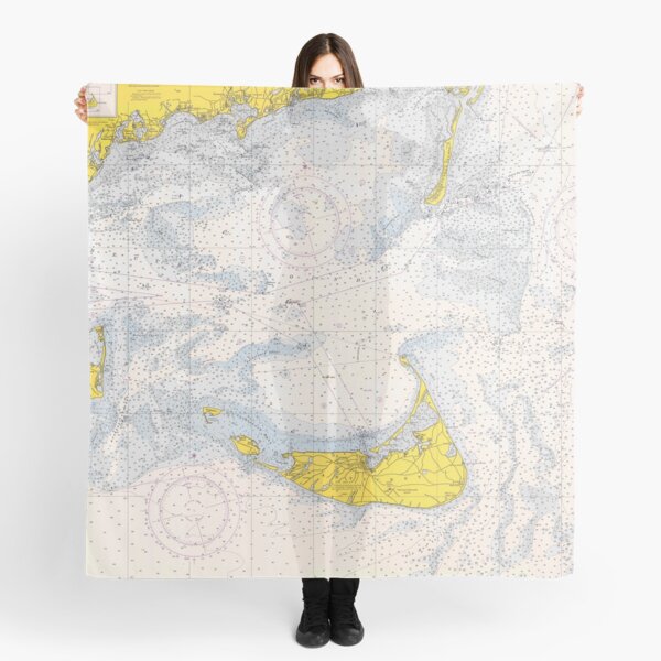 Item preview, Vintage Map of The Nantucket Sound (1966) designed and sold by BravuraMedia.