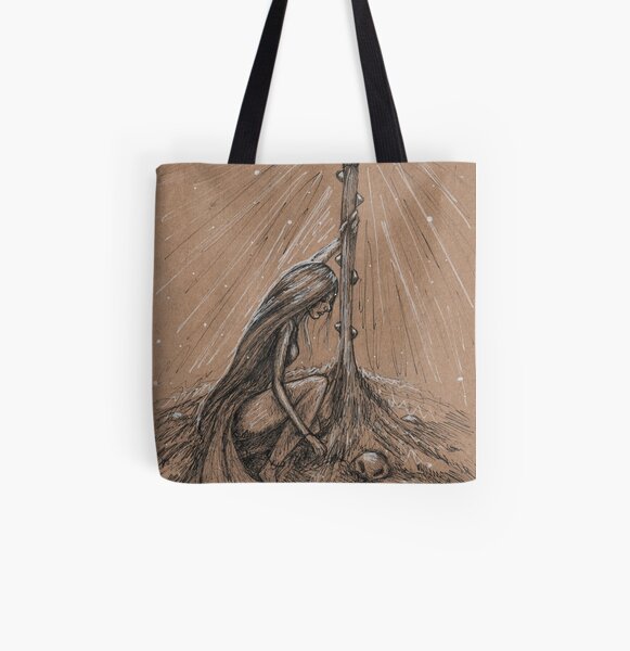 Weak All Over Print Tote Bag