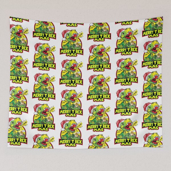 Item preview, Merry T Rex Mas Little Christmas Dinosaur designed and sold by MudgeStudios.