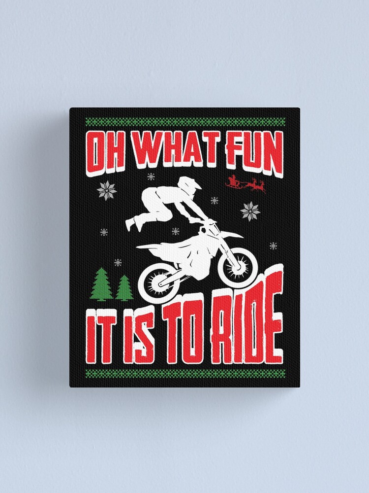 dirt bike ugly christmas sweater