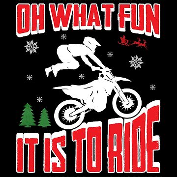 Dirt bike shop christmas sweater