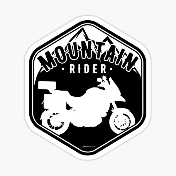 Mountain Rider Moto Club Sticker T-Shirt 02