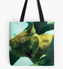 oi cranky cat Tote Bag