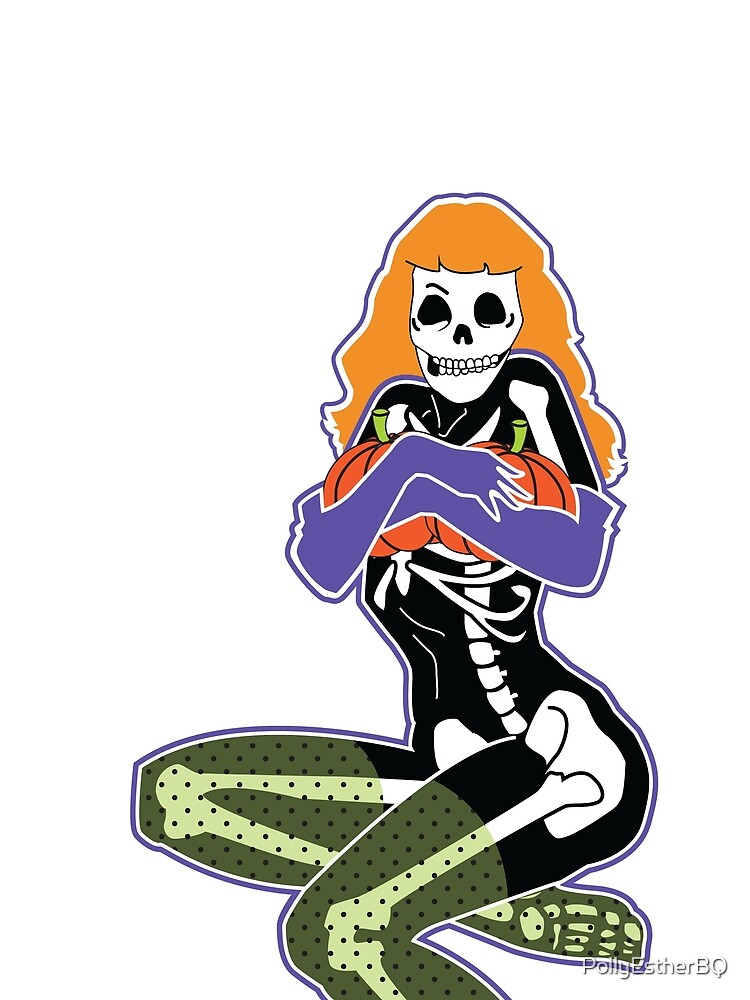 Pumpkin Pin Up Queen by PollyEstherBQ