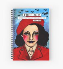 Nancy "White Mouse" Wake Spiral Notebook