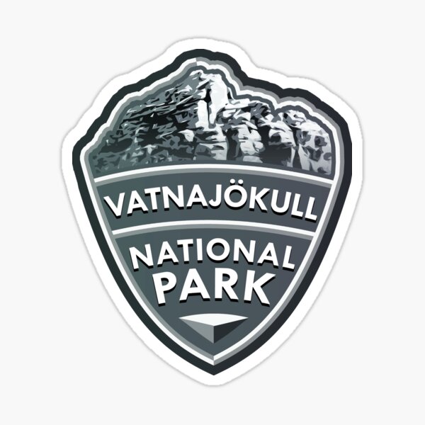 Vatnajökull National Park Simple Sticker