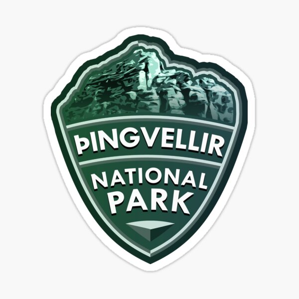 Þingvellir National Park Simple Sticker