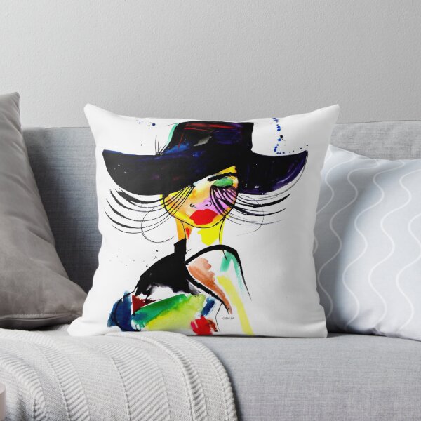 BADDIE Throw Pillow