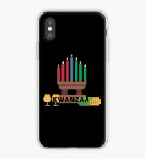 Vinilo o funda para iPhone felices velas kwanzaa