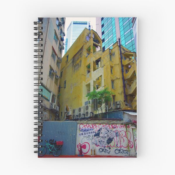 Item preview, A bicycle, grafitti and old and new buildings designed and sold by Darius4522.