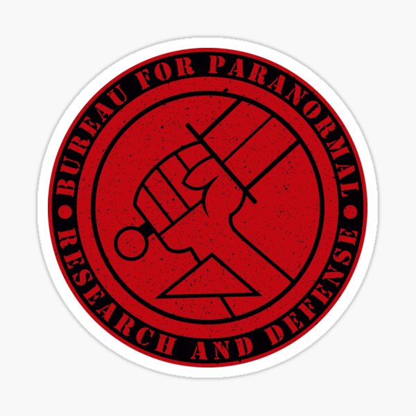 Bureau For Paranormal Research And Defense Sticker For Sale By Heybakemono Redbubble