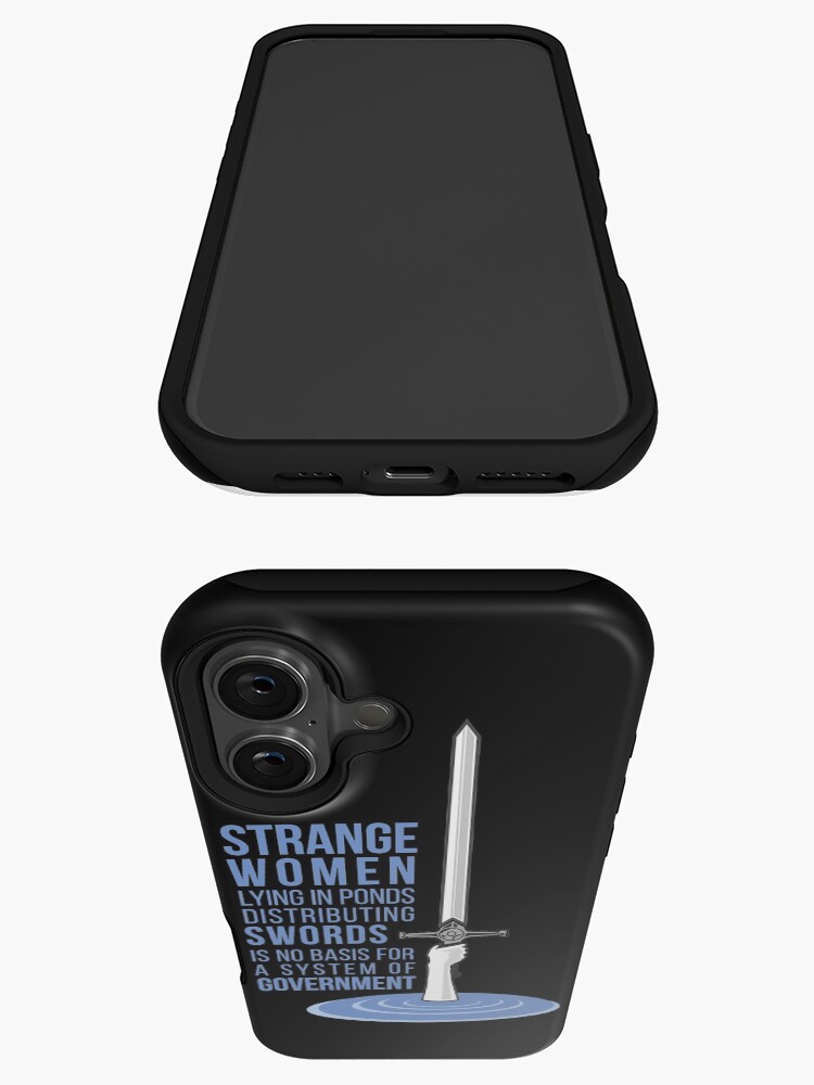 Thumbnail 3 von 4, iPhone-Hülle, Seltsame Frauen, die in Teichen liegen und Schwerter verteilen - Monty Python designt und verkauft von cwayers.