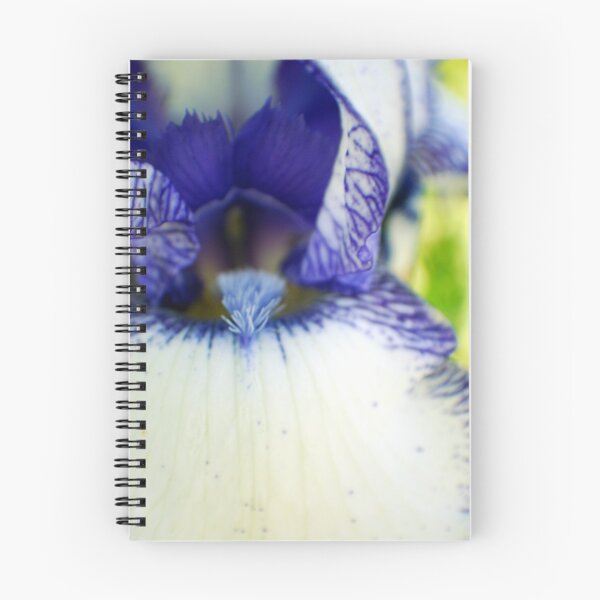 Item preview, blue and white iris  designed and sold by Michelle BarlondSmith.