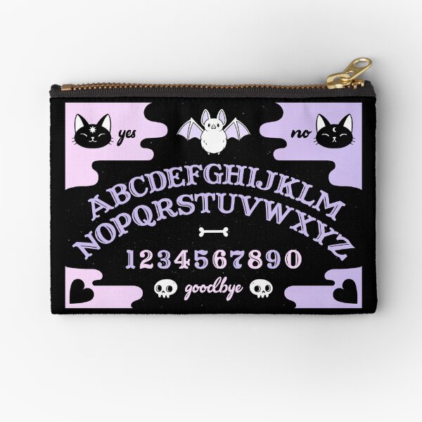 Cute Ouija // Pastel Zipper Pouch