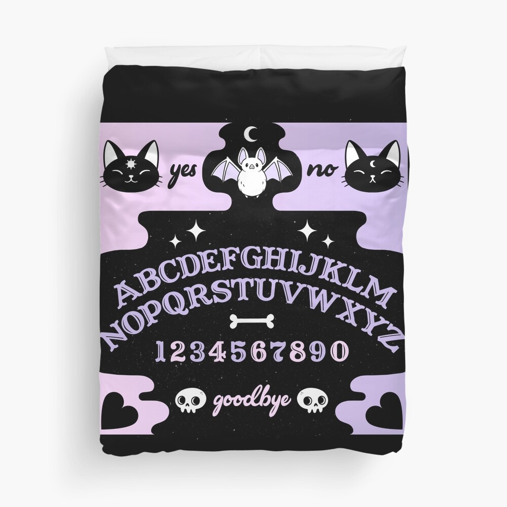 Discover Cute Ouija // Pastel | Nikury Duvet Cover